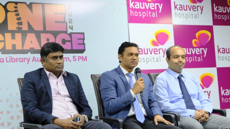 Spine Recharge by Kauvery Hospital : 5pm at 21st September 2024.. ENTRY FREE for All