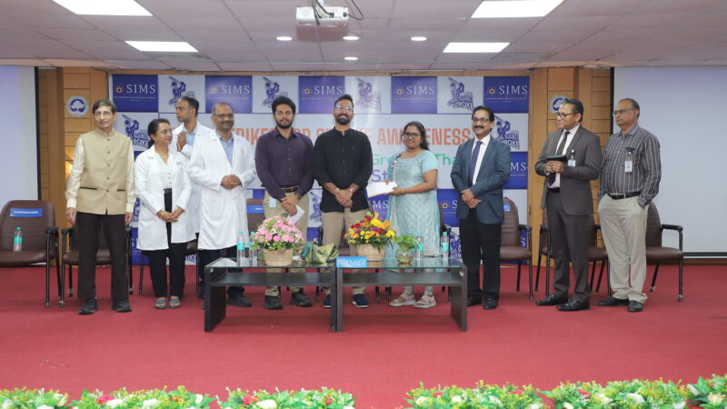 Powerful Blow Against Stroke : SIMS Hospital Join hands with Cricketer Dinesh Karthik