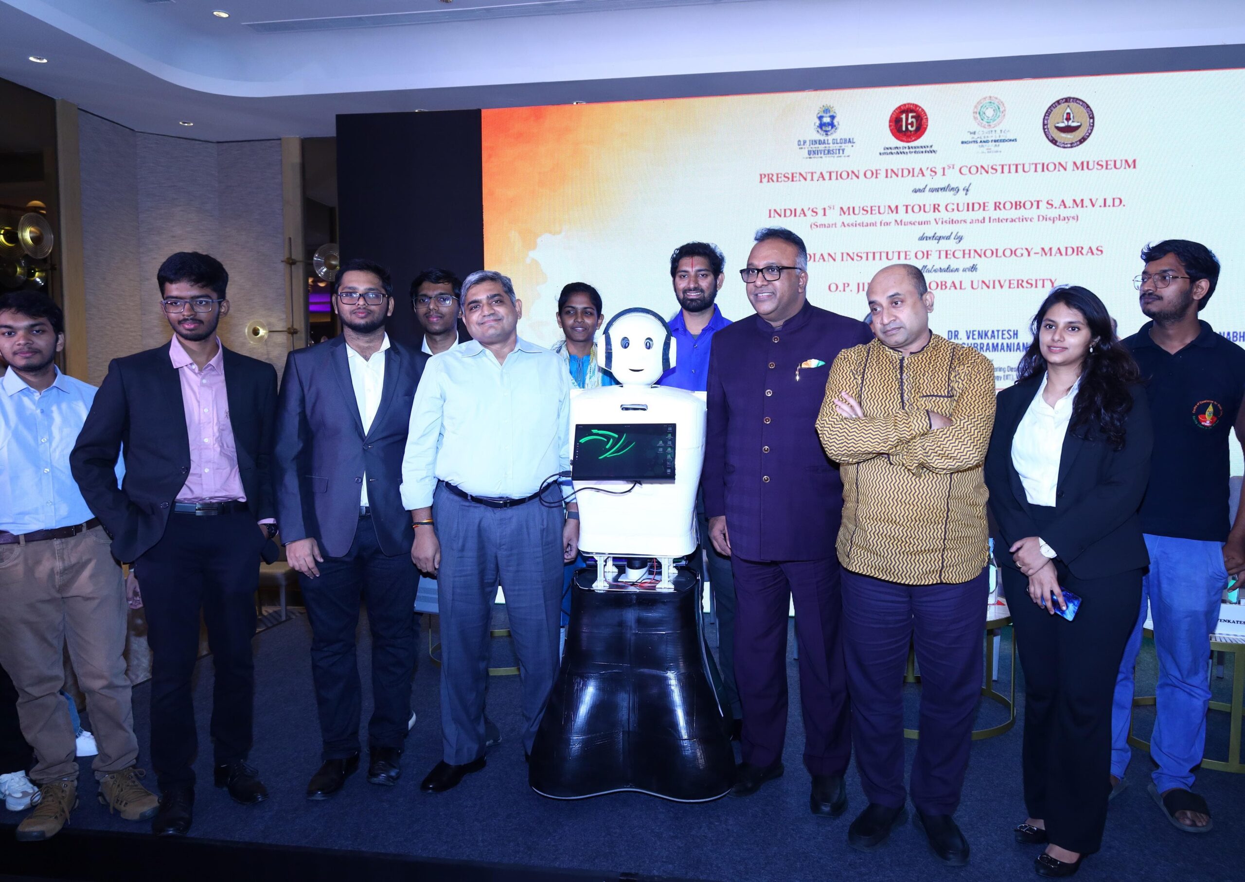 India’s 1st Constitution Museum : JGU & IIT Madras Collaborate to Design Robot Tour Guide