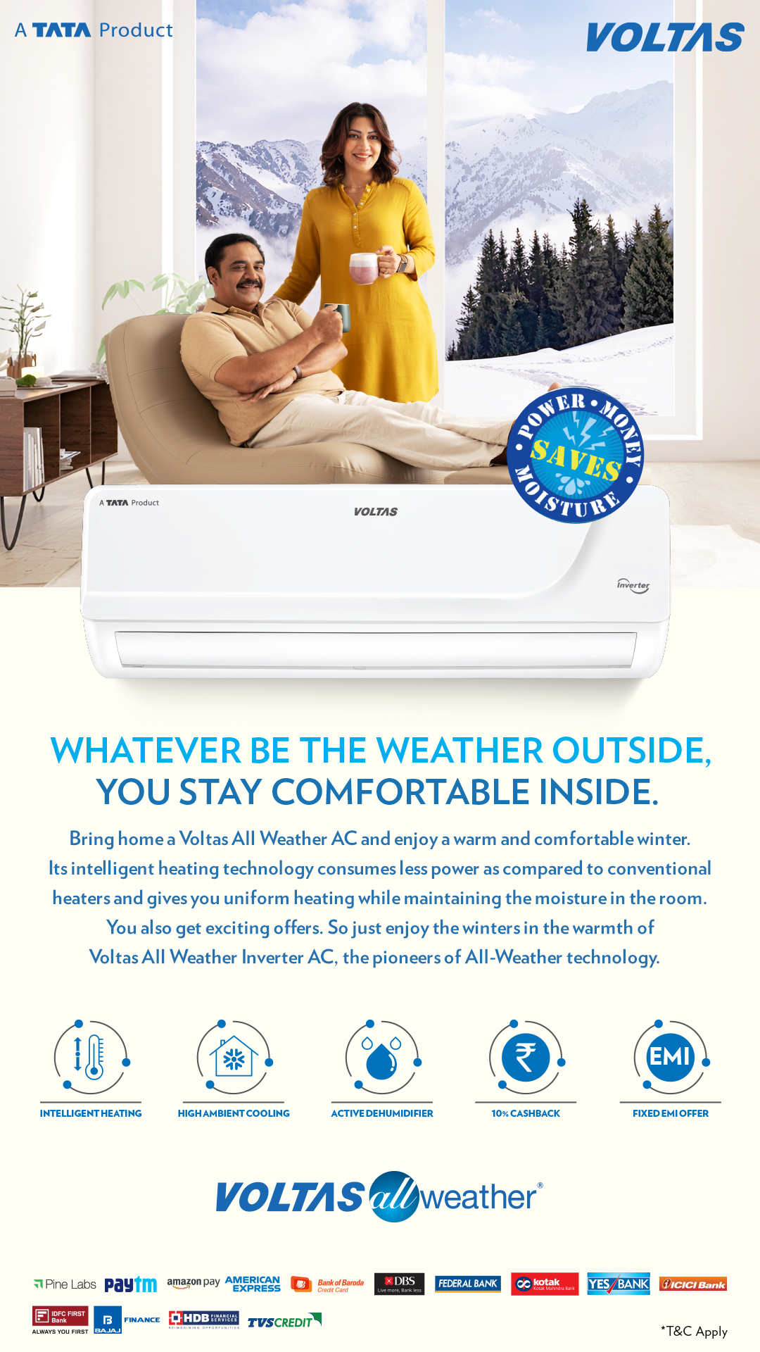 Voltas brings back its iconic All-Weather Campaign this winter