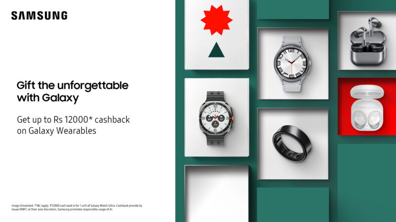 Samsung Announces Exciting Christmas Offers on Galaxy Wearables in India