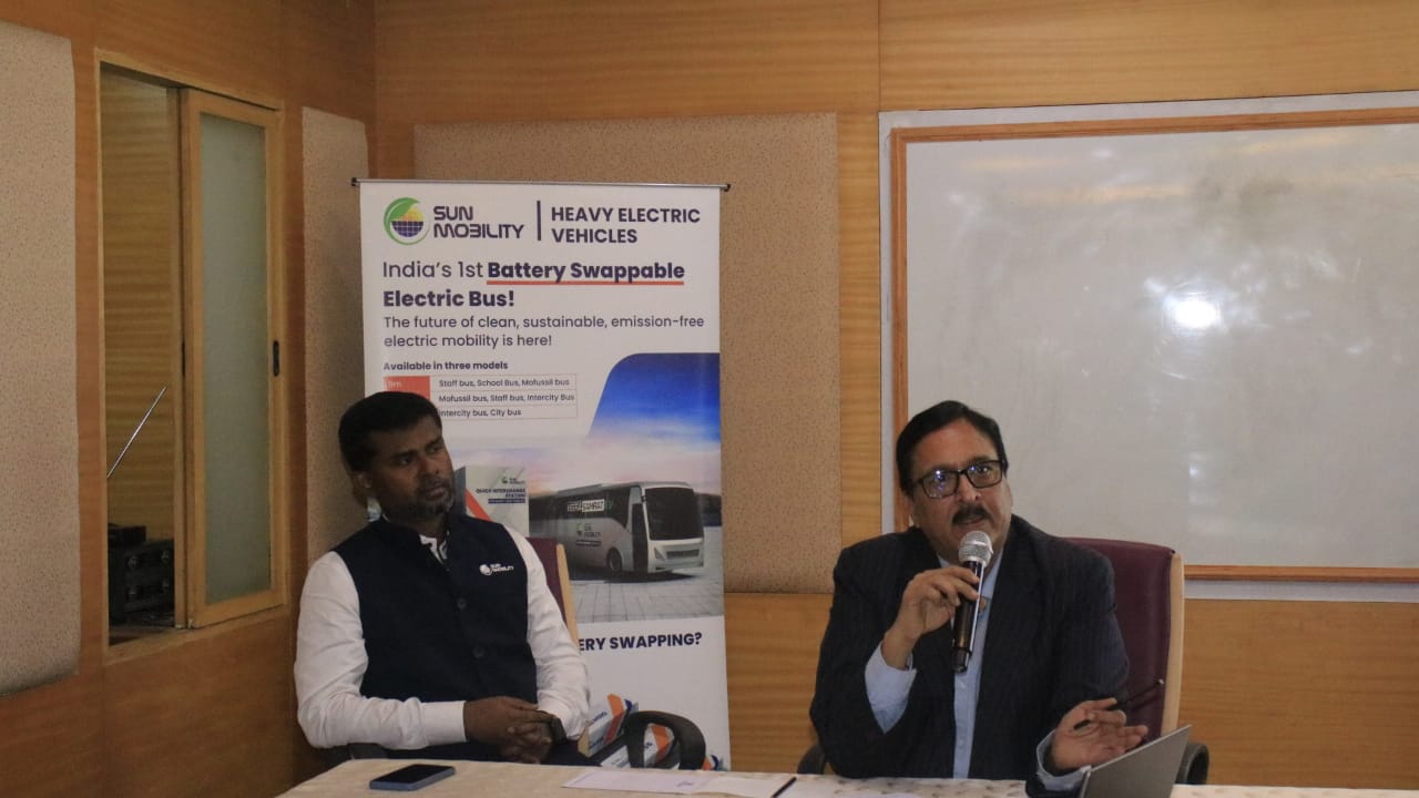SUN Mobility signed MOUs : Battery Swapping for Heavy Electric Vehicles