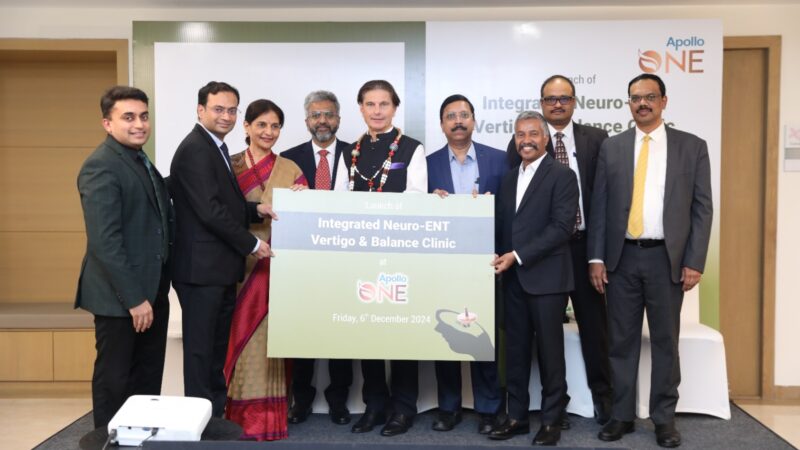 Apollo Hospitals Launches Integrated Neuro-ENT Vertigo and Balance Disorders Clinic