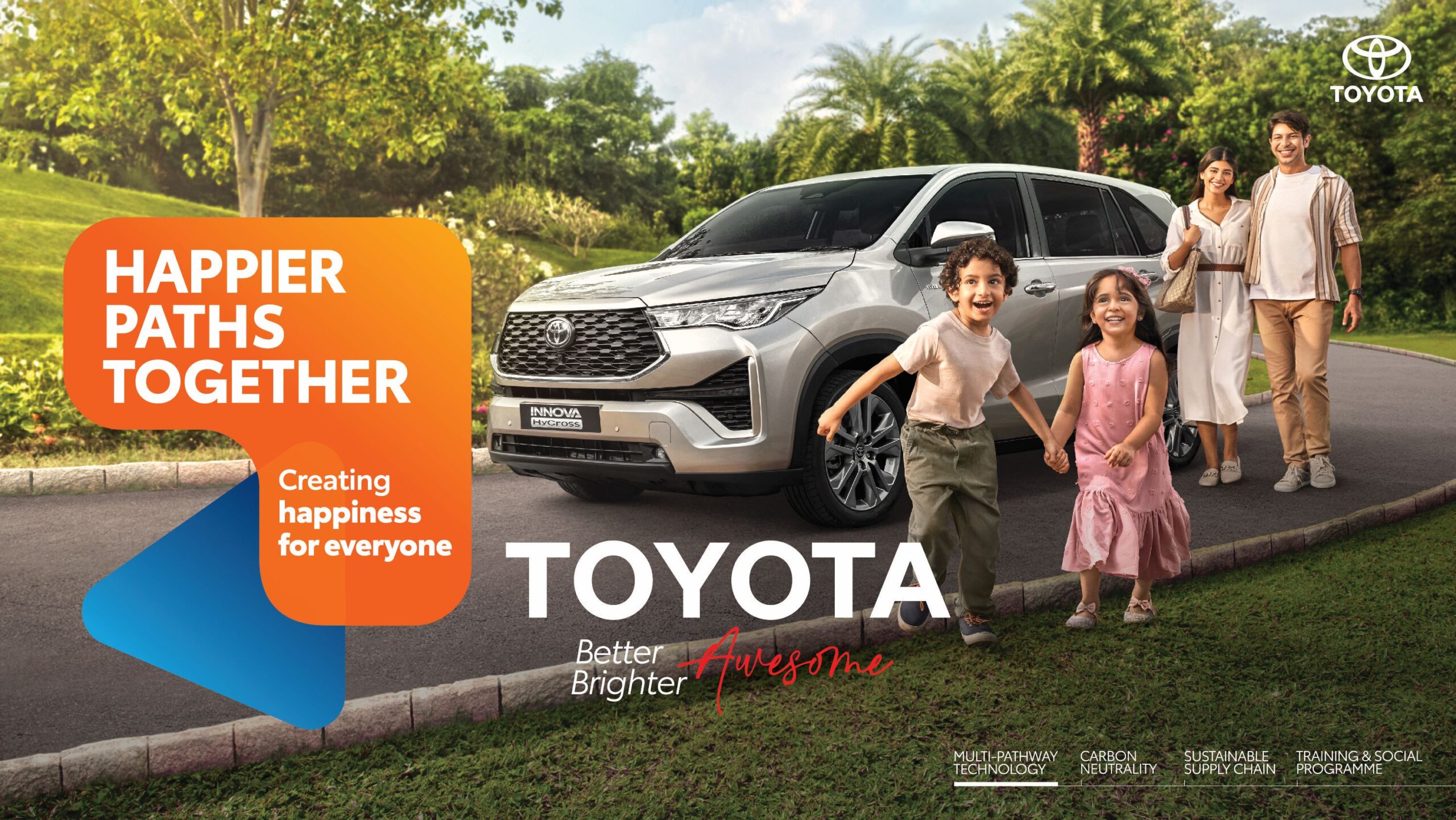Toyota Kirloskar Motor Unveils ‘Happier Paths Together’