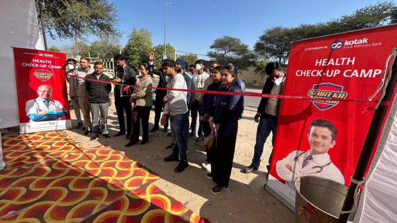 Health Check-Up Camps : Kotak Mahindra Bank Launches 3rd Edition of Sehat Ka Safar