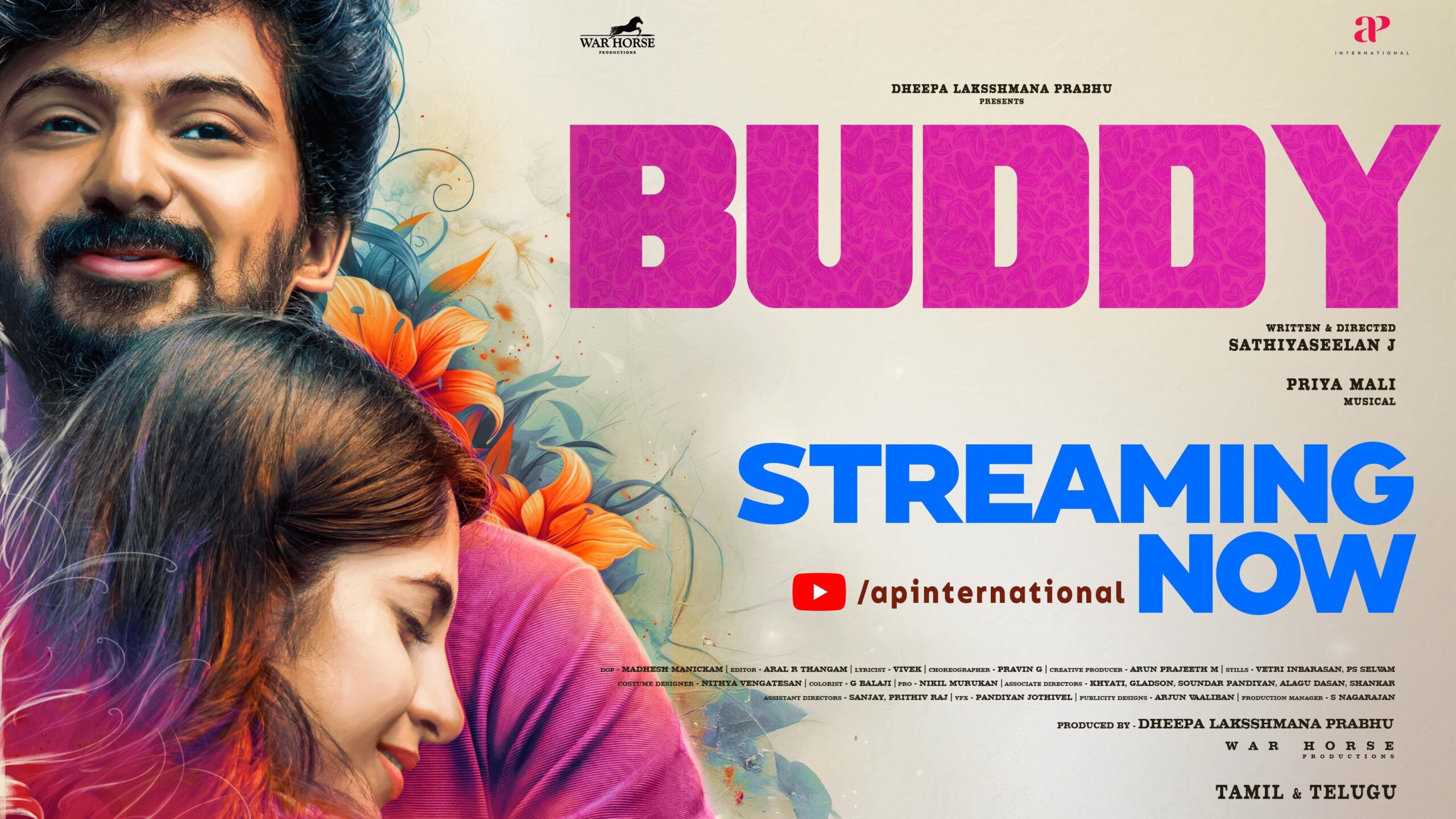 தர்ஷன் & குஷி நடிப்பில்.. காதலின் மகிழ்ச்சி & வலியை சொல்லும் Buddy