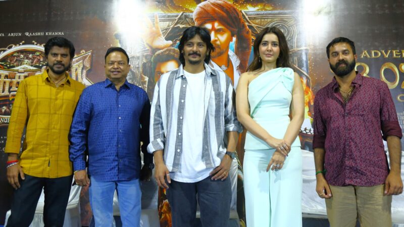 Arjun & Jeeva in Aghathiyaa : ஹாலிவுட் நடிகை மெடில்டா & RRR நடிகர் எட்வர்ட் சொனன் பிளேக் 