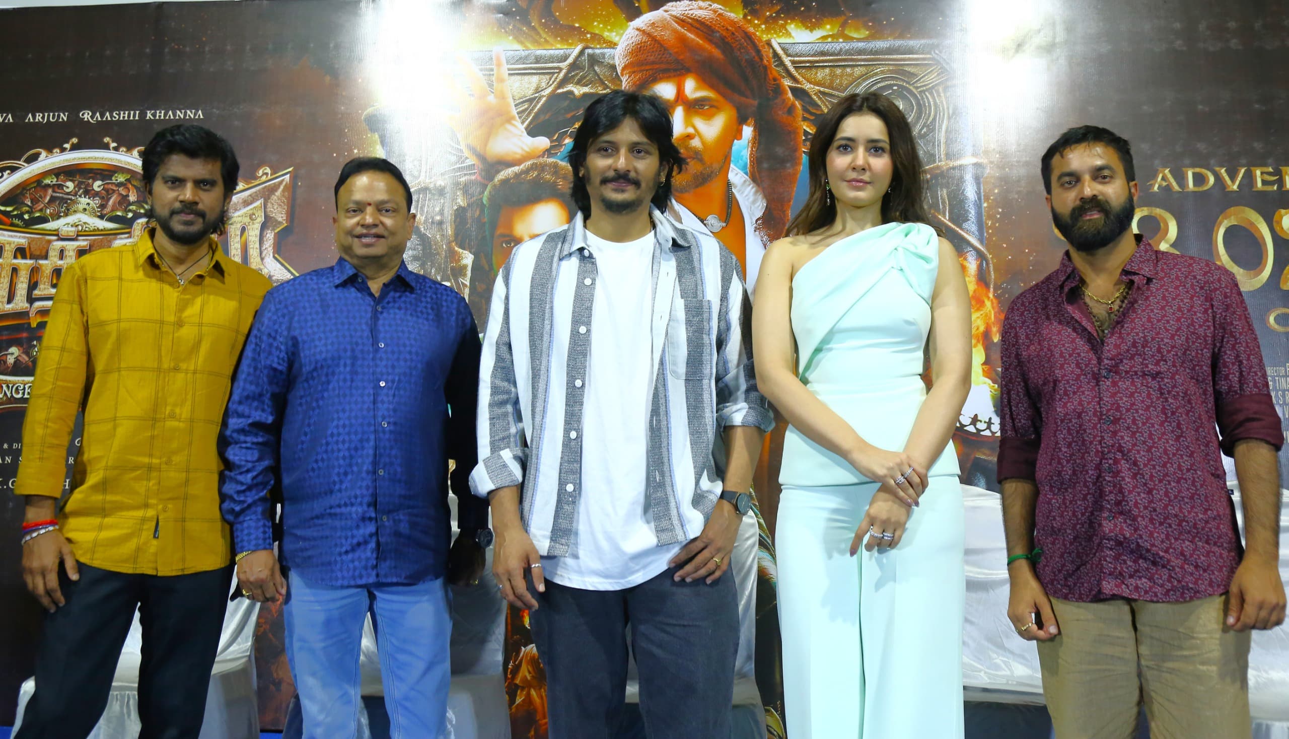 Arjun & Jeeva in Aghathiyaa : ஹாலிவுட் நடிகை மெடில்டா & RRR நடிகர் எட்வர்ட் சொனன் பிளேக் 