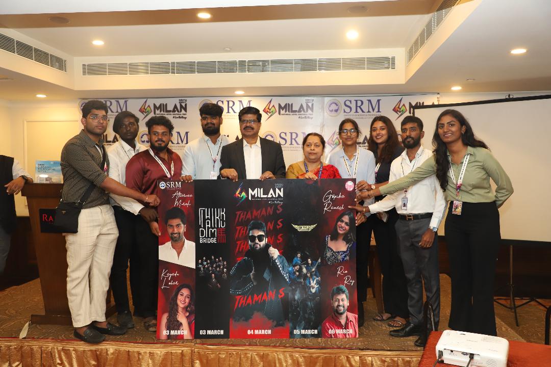 MILAN 25 at SRM : அதர்வா – தமன் – கையாடு லோஹர் பங்கேற்கும் கலாச்சார திருவிழா