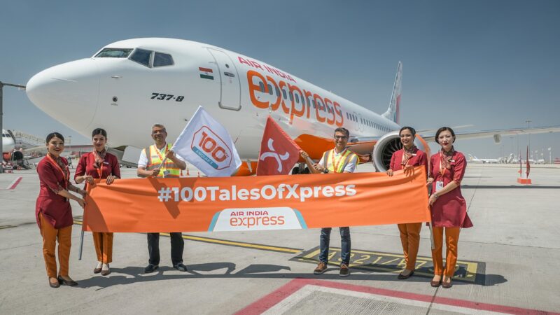 AIR INDIA EXPRESS WELCOMES ITS 100TH AIRCRAFT; DOUBLES FLEET IN 2 YEARS   