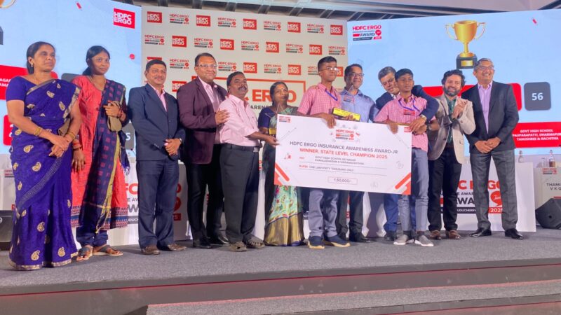 HDFC ERGO conducts the grand finale of the Insurance Awareness Awards Junior Quiz