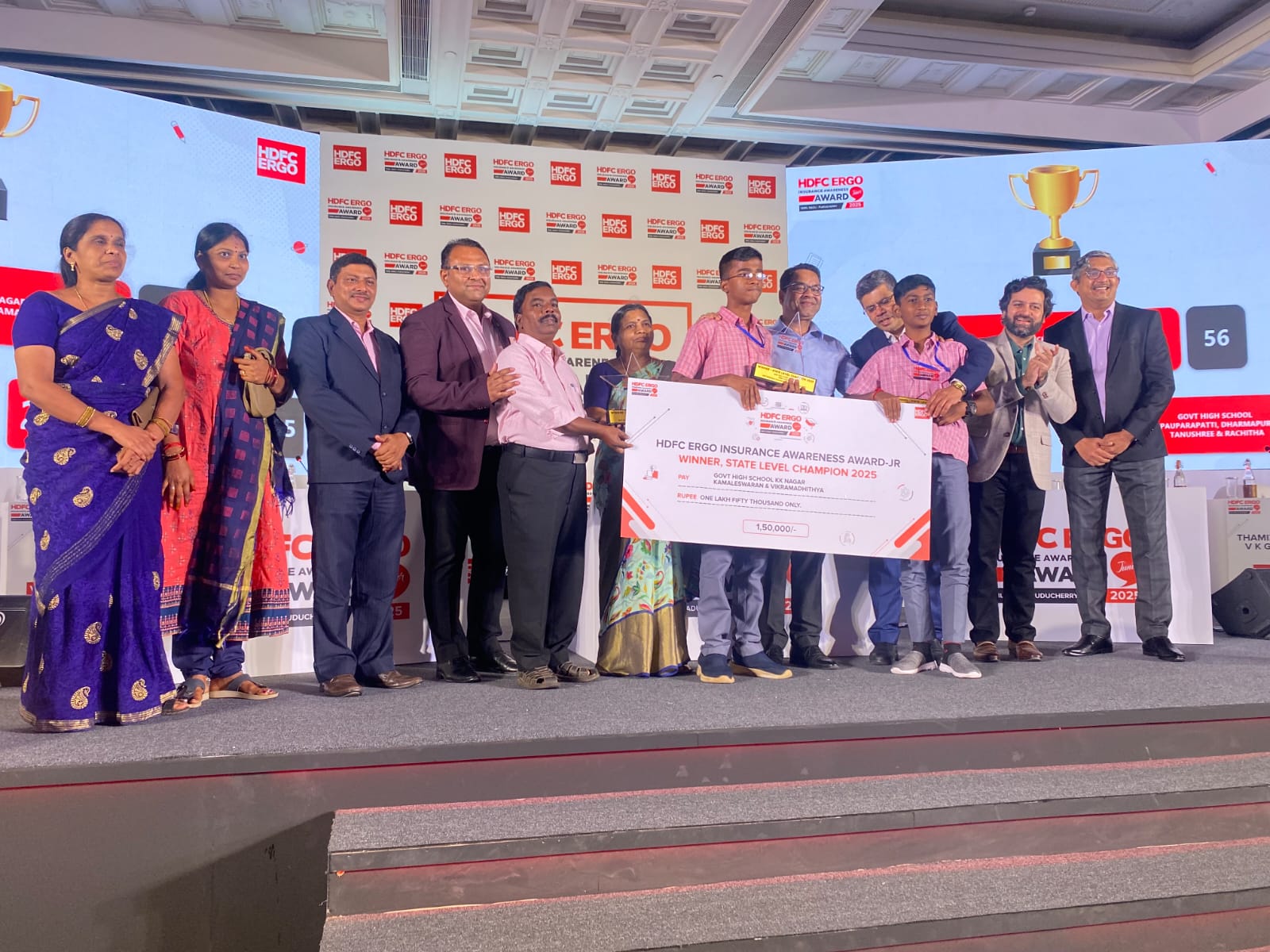 HDFC ERGO conducts the grand finale of the Insurance Awareness Awards Junior Quiz