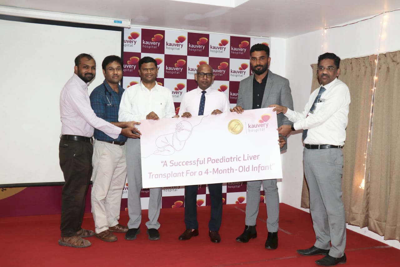 Moms Love : Kauvery Hospital Successfully Performs Paediatric Liver Transplant on Infant