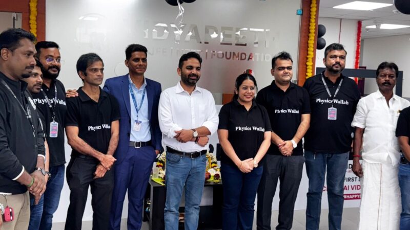 Physics Wallah (PW) Expands into TN with 3 Tech-Enabled Offline Vidyapeeth Centres