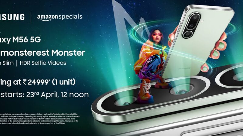 Samsung launches Slimmest Smartphone in India Galaxy M56 5G