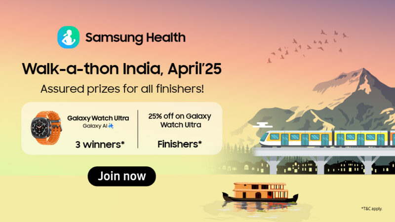 Samsung Launches 2nd Edition of Walk-a-thon India, 3 Lucky Winners to Get Galaxy Watch Ultra