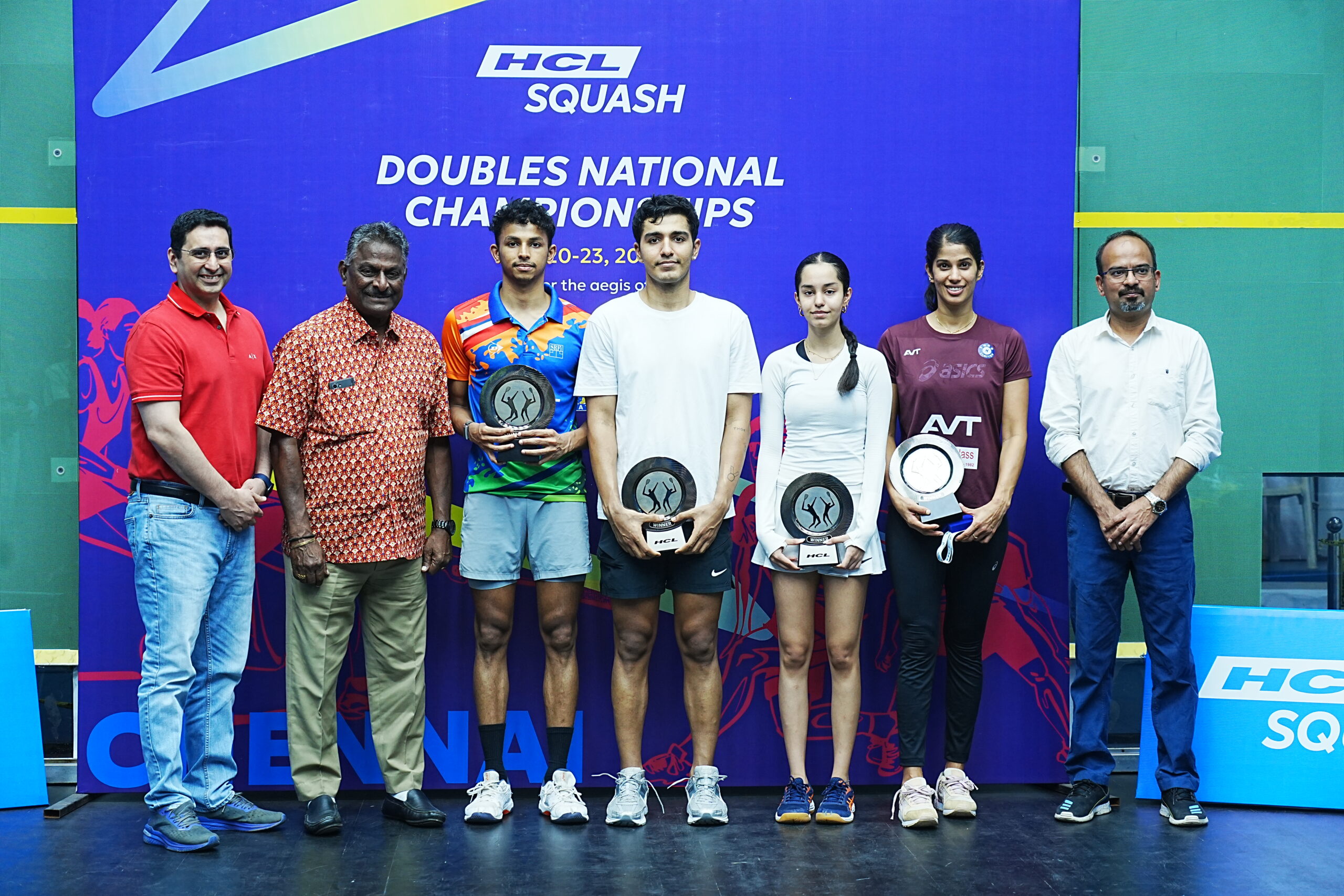 HCL SQUASH இரட்டையர் தேசிய சாம்பியன்ஷிப்பின் இரண்டாவது பதிப்பு