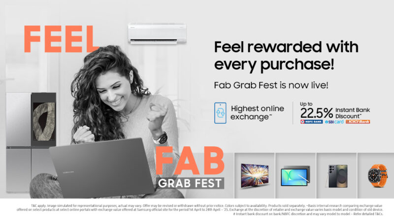 Beat the Heat with Samsung’s Fab Grab Fest – Huge Discounts on Gadgets & Appliances!