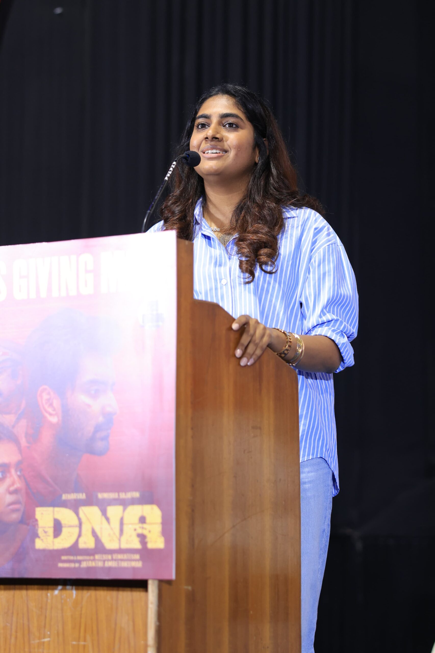 40 நாட்கள் குழந்தையின் பெற்றோர்களுக்கு நன்றி.. DNA விமர்சனம் உறக்கம் தந்தது.. – நிமிஷா 