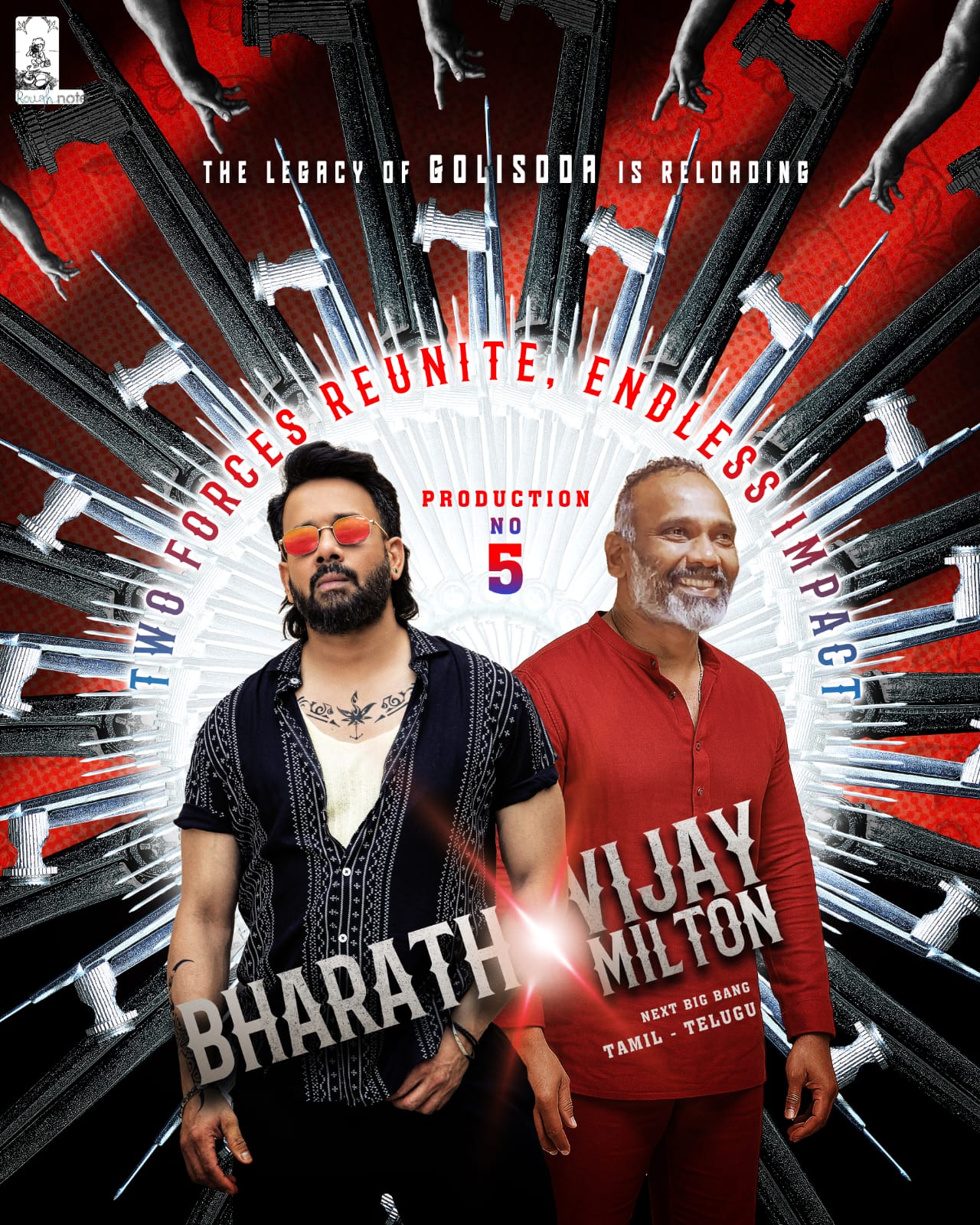 விஜய் மில்டனின் இருமொழி படத்தில் இணைந்த பரத் – ஆரி