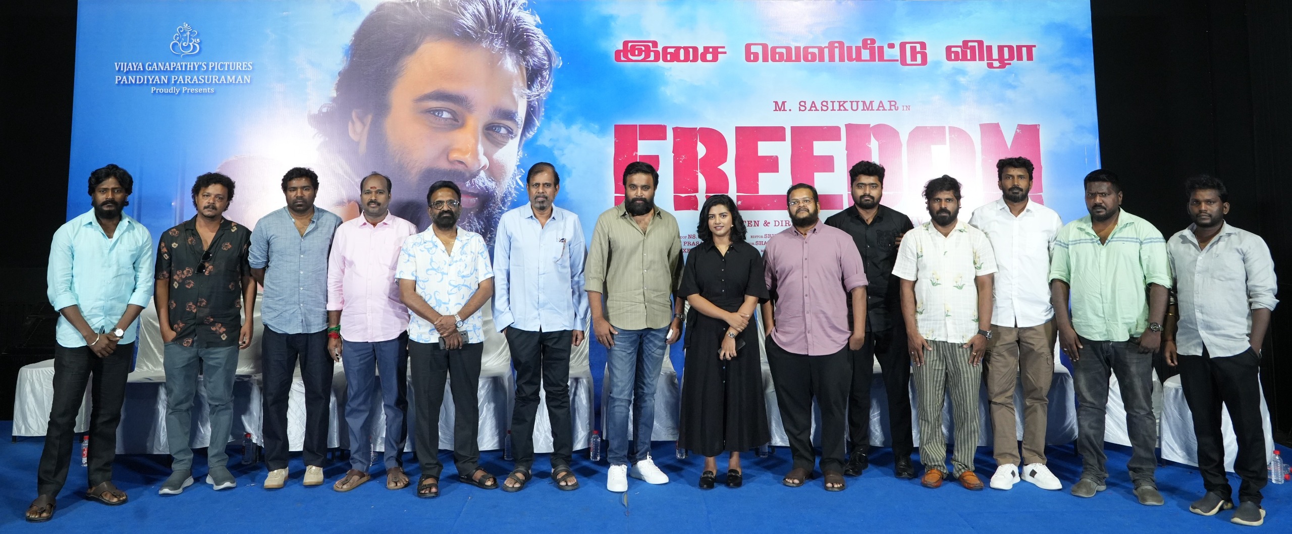 லிஜோ வந்த பிறகு ‘ஃப்ரீடம்’ வேறு மாதிரியானது.. மணிகண்டன் வந்தது மகிழ்ச்சி.. –  சசிகுமார்