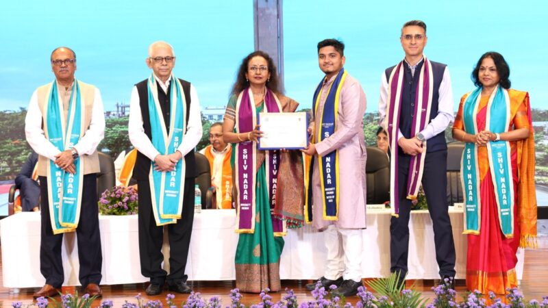 Shiv Nadar University Chennai Hosts First Convocation Confers Degrees to 404 Graduates