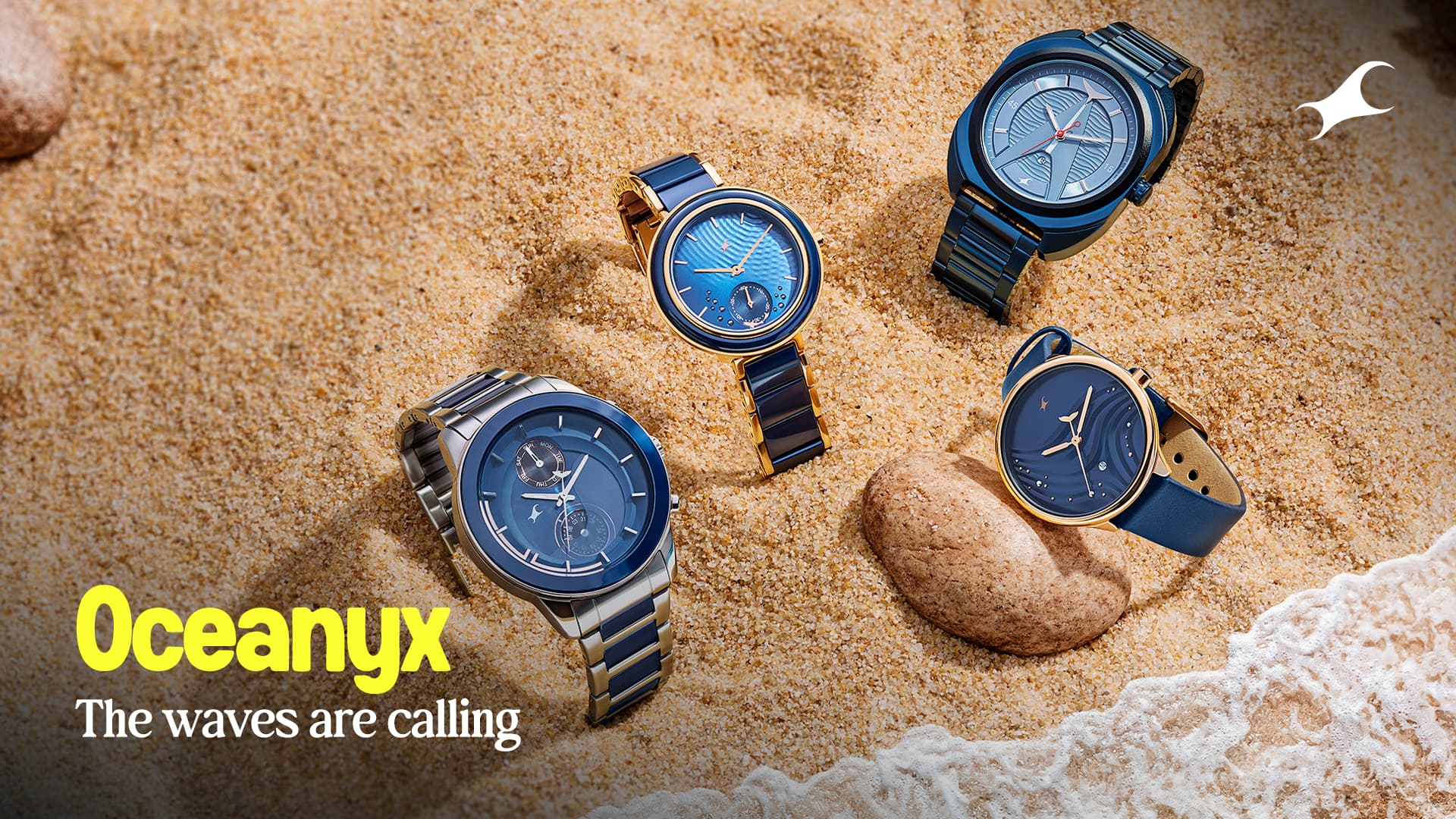 Ocean inspired Watches : Fastrack ends the Mountains vs Beaches Debate
