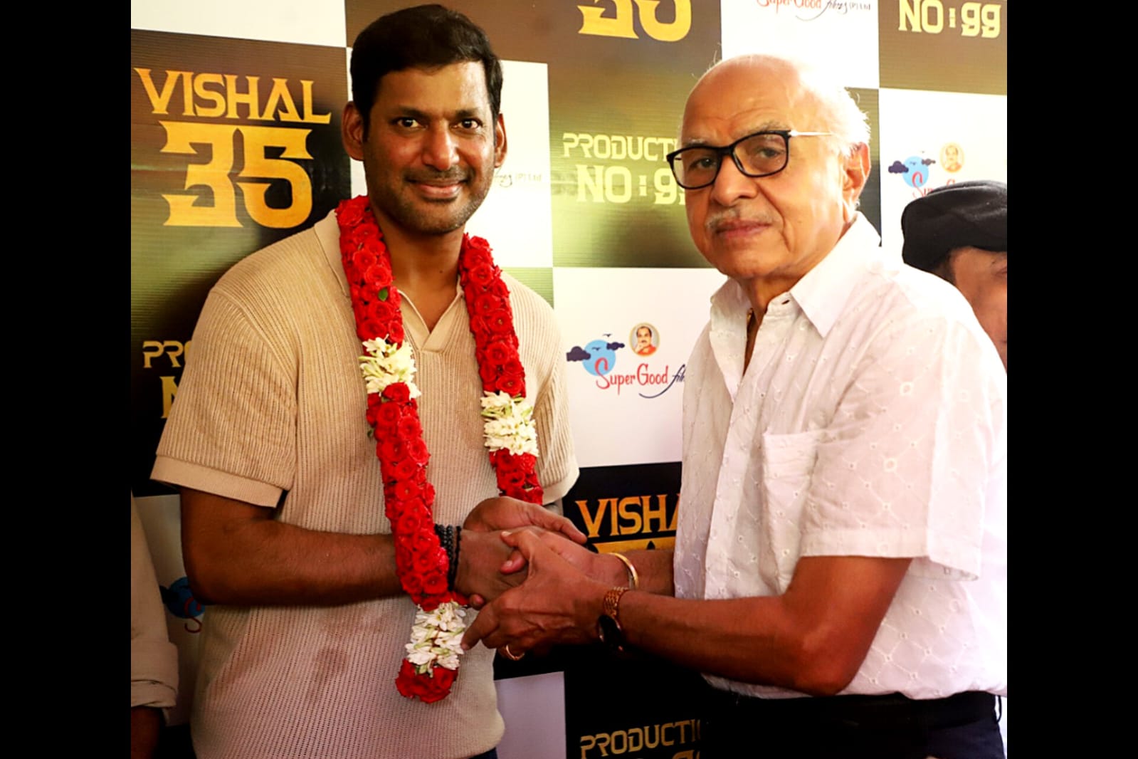 Super Good Films 99th movie started : Vishal and Dushara in Ravi Arasu Direction