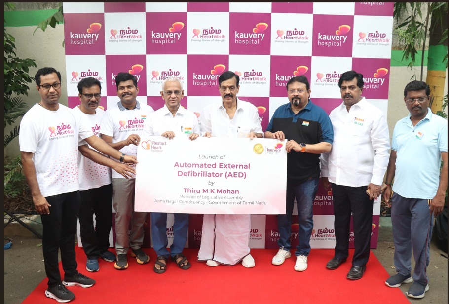 Kauvery’s Namma Heart Walk : இதய நோயிலிருந்து மீண்டவர்களுடன் மருத்துவர்கள் நடை பயணம்