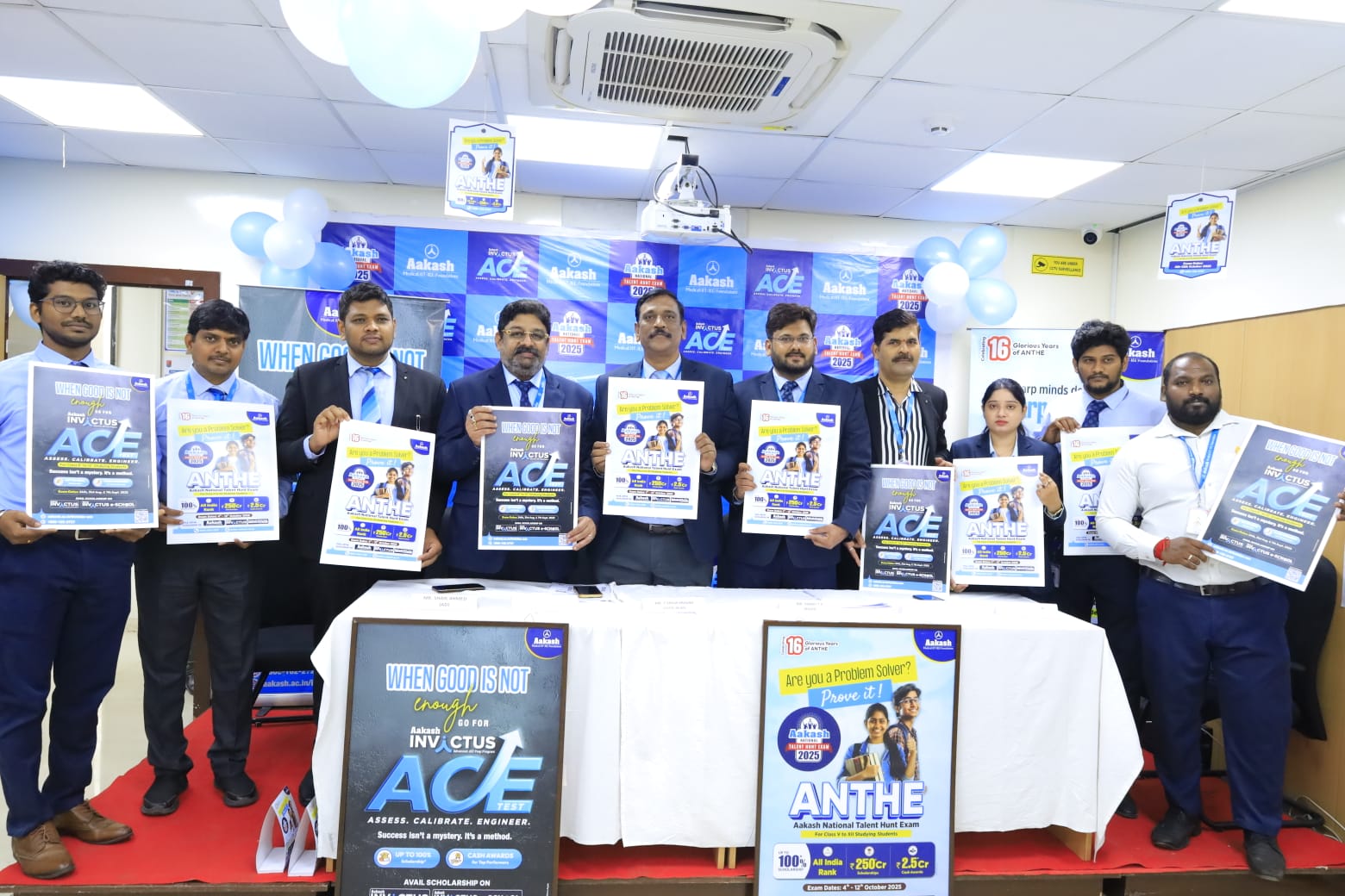 Problem Solvers of Tomorrow : Aakash  Celebrates 16 Years with Launch of ANTHE 2025