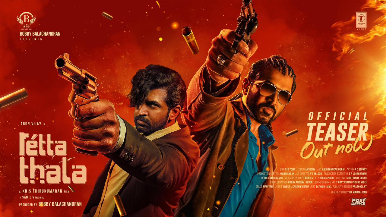 இரட்டை வேடத்தில் அருண் விஜய் கலக்கும் ஸ்டைலிஷ் ஆக்சன் ‘ரெட்ட தல’