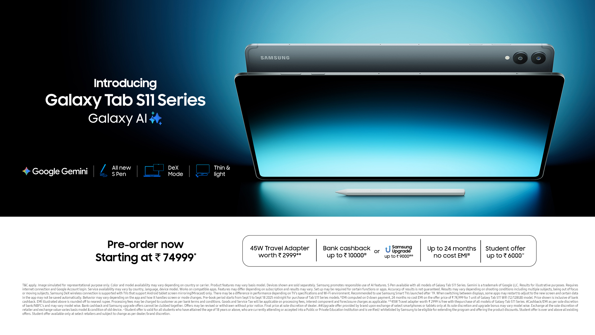 Samsung Launches Galaxy Tab S11 Series with Redesigned S Pen and Enhanced Samsung DeX Experience