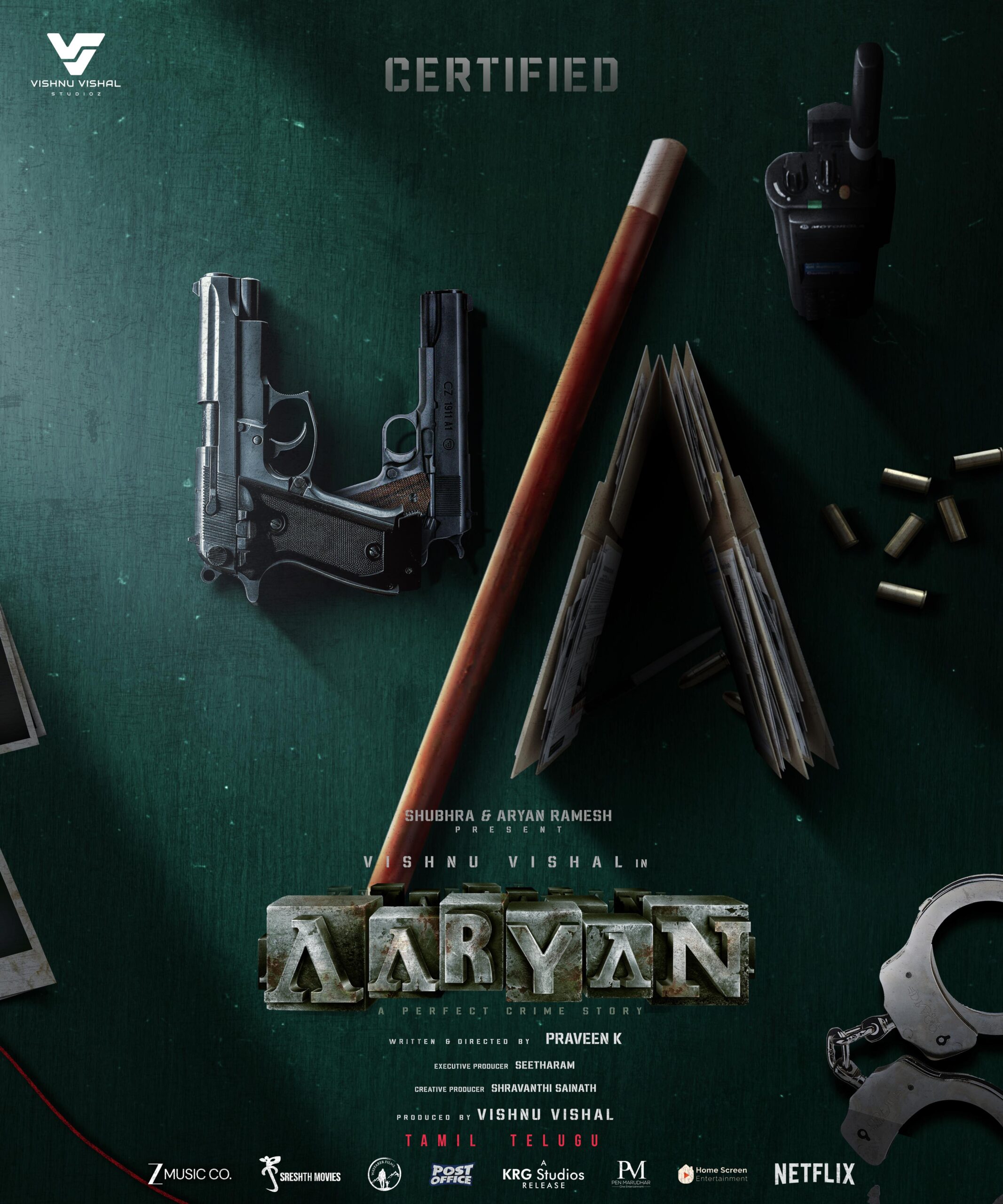 AARYAN Updates : சென்சாரில் U/A.; ட்ரெய்லரில் அசத்தும் விஷ்ணு விஷால்