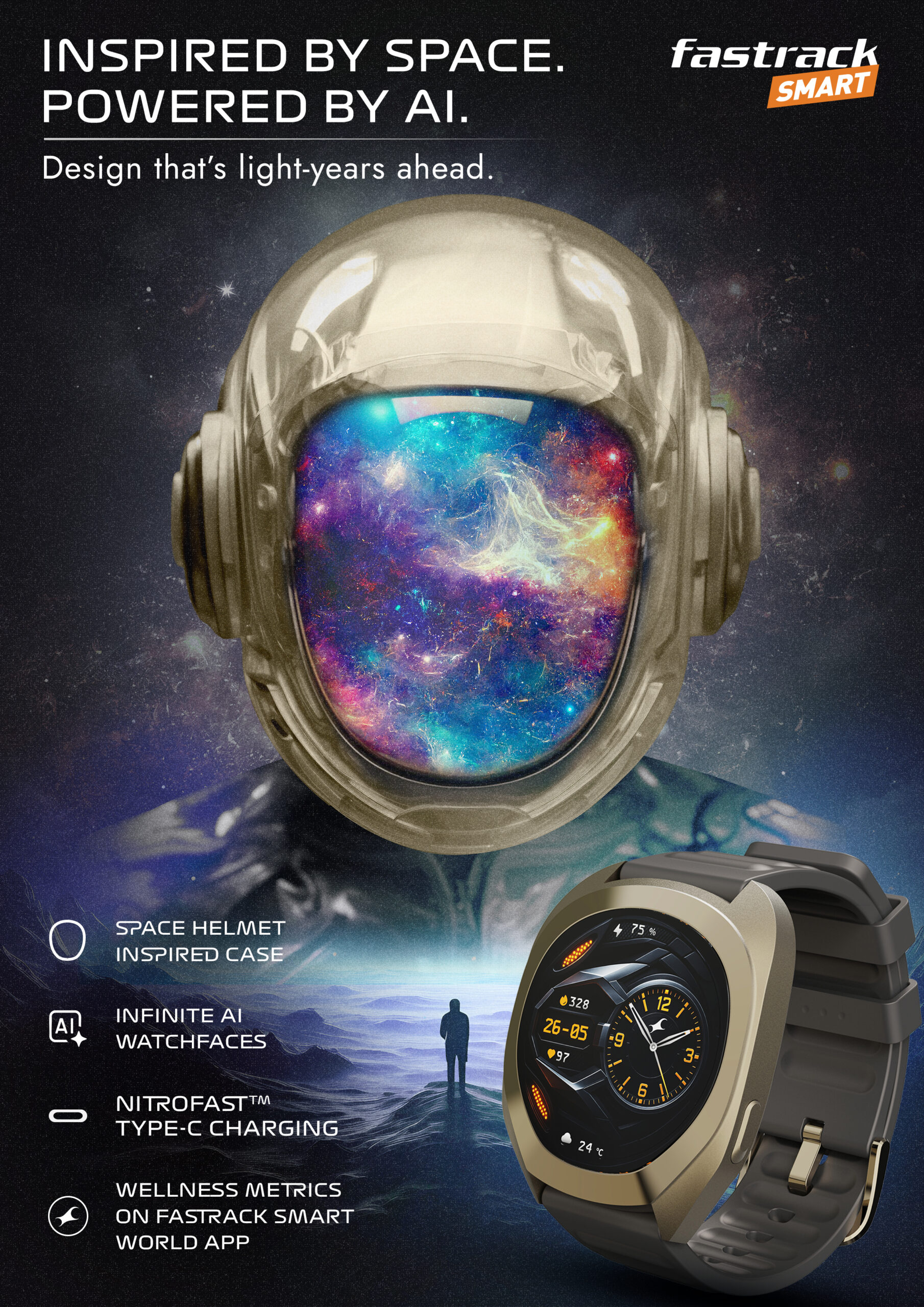 Fastrack Smart Unveils Cosmix, a Smartwatch Inspired by Space. Powered By AI