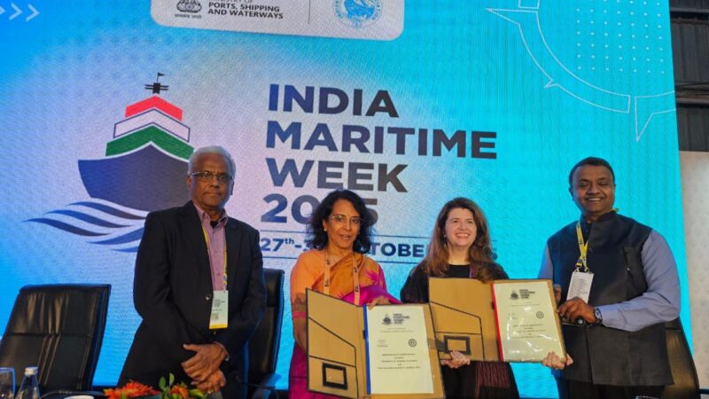IMU Seals New Partnerships with Academia & Industry at India Maritime Week 2025