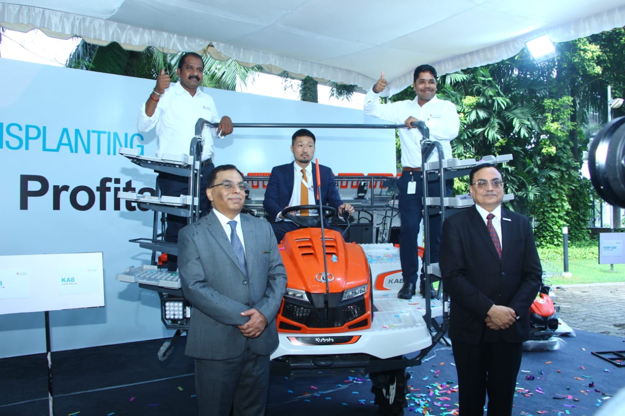 Escorts Kubota Ltd. Introduces 3rd-Generation Ride-On Rice Transplanters in India