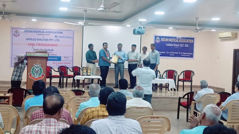 Apollo & IMA Cuddalore Conduct CME on Kidney Health Awareness 