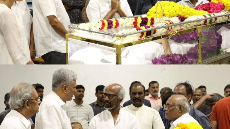 உடையிலும் உள்ளத்திலும் வெண்மையானவர் AVM சரவணன்.; சிவாஜி போல அடுத்த படம் திட்டமிட்டோம்.. – ரஜினி