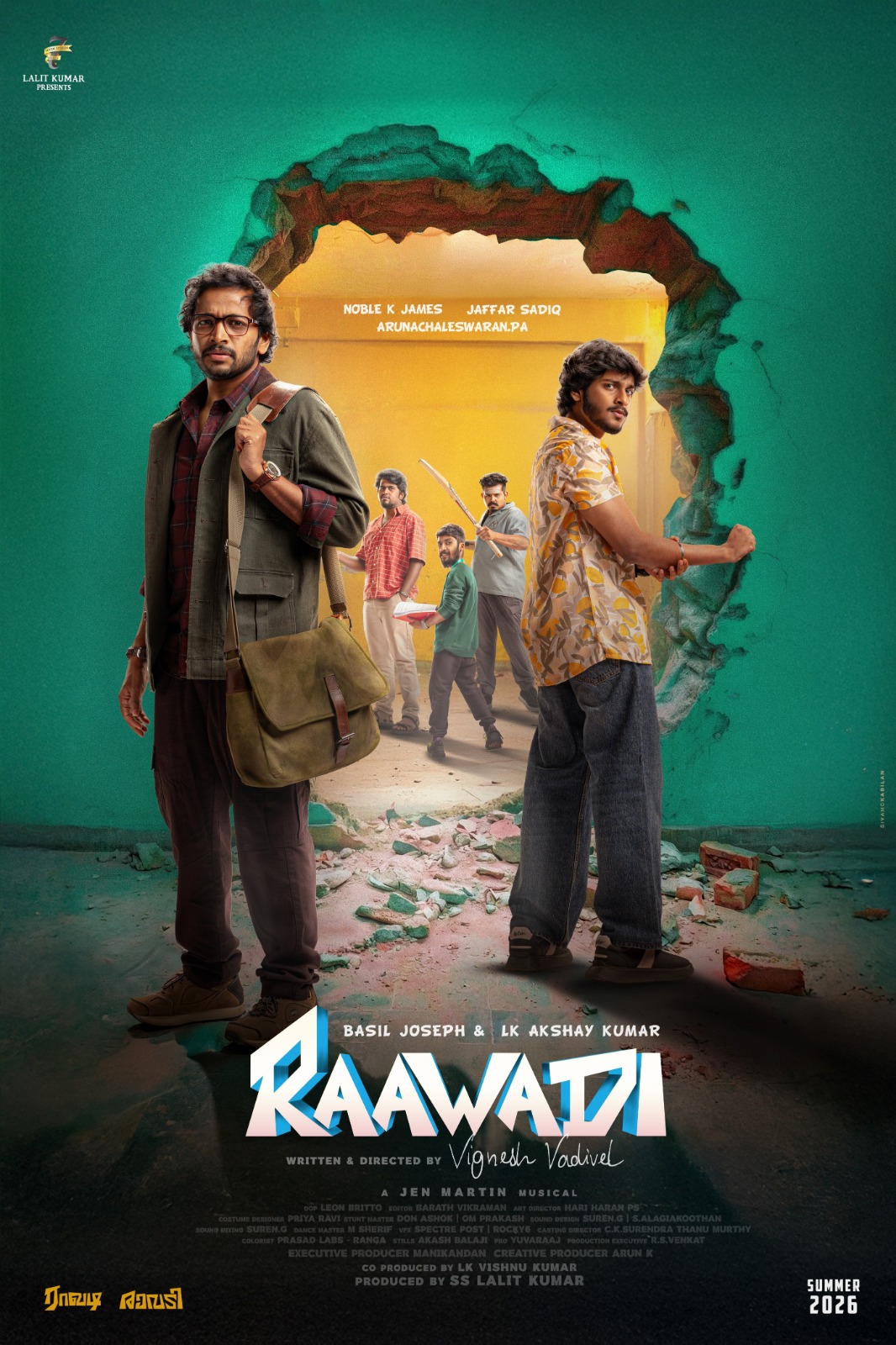 RAAWADI தமிழில் நாயகனாகும் பஸில் ஜோசப்..; ‘சிறை’ அக்க்ஷய்  உடன் கூட்டணி