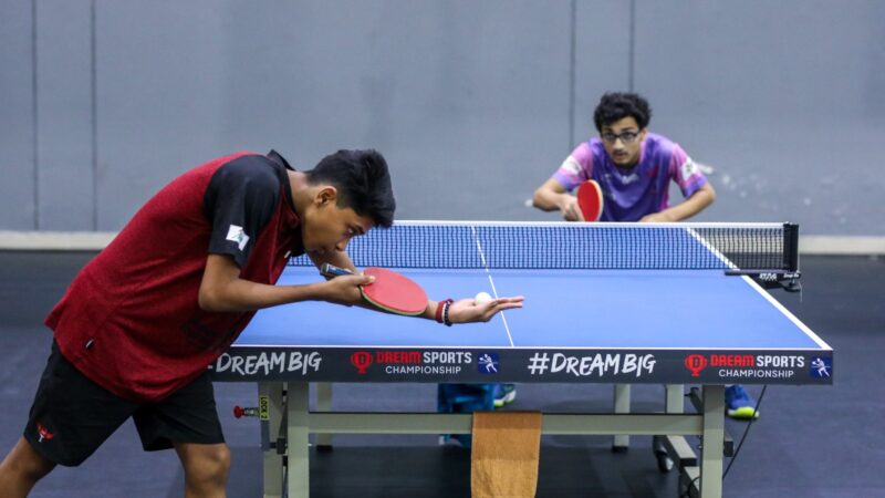 Key Wins and Close Contests Mark Day 2 of Dream Sports Championship U-15 Table Tennis