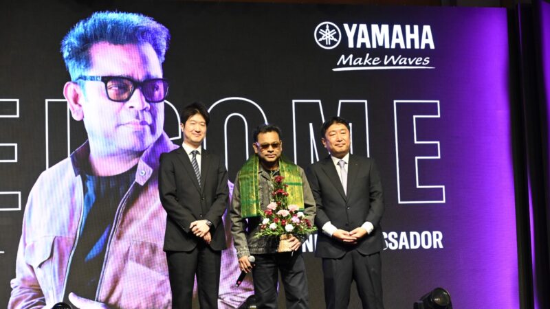 Music Icon A.R. Rahman as Brand Ambassador for Yamaha Music India Pvt. Ltd