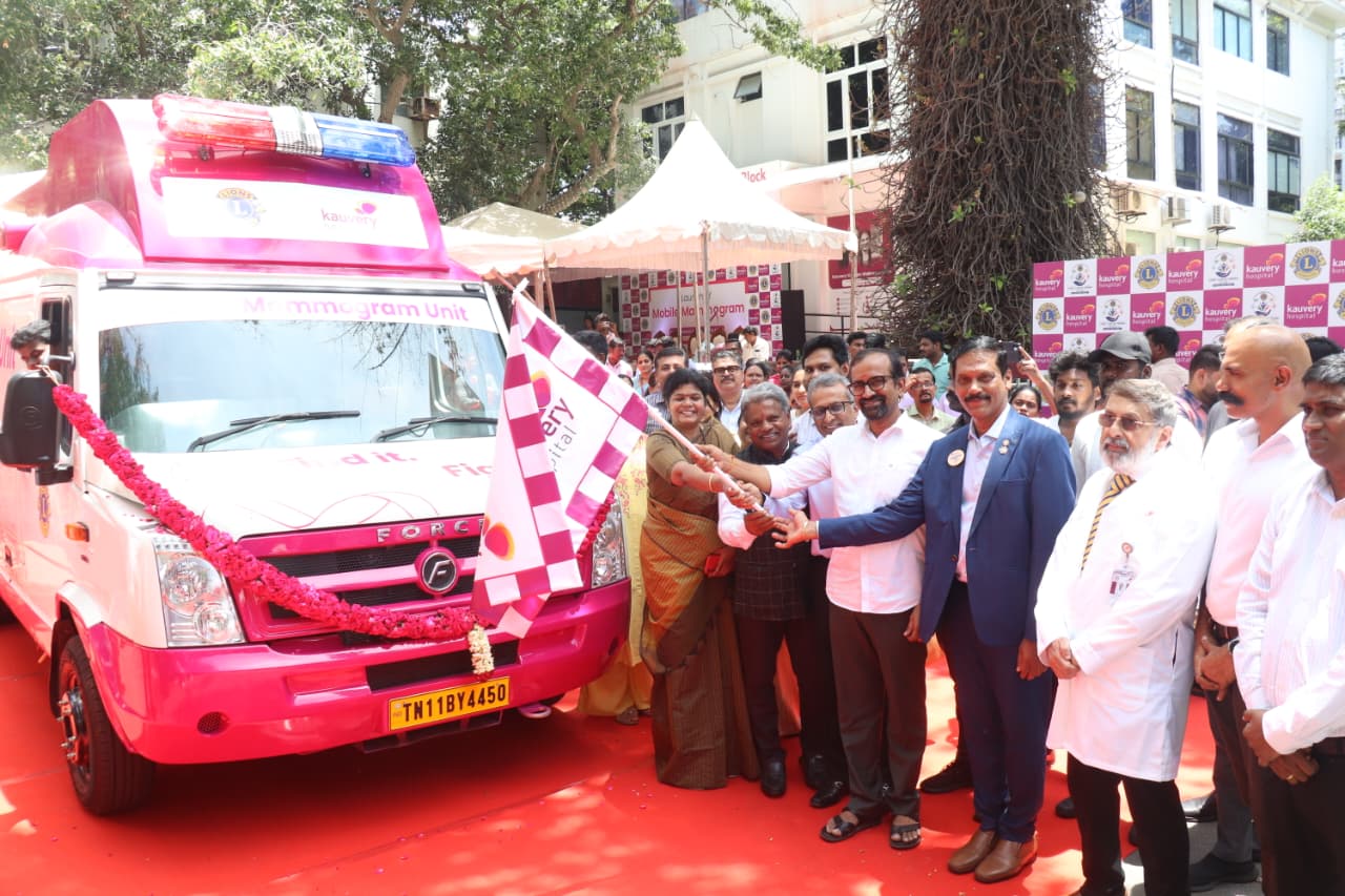 மகளிருக்கு காவேரியின் குட் நியூஸ் – மார்பகப் புற்றுநோய் அறிய ‘நடமாடும் மேமோகிராம்’ சேவை