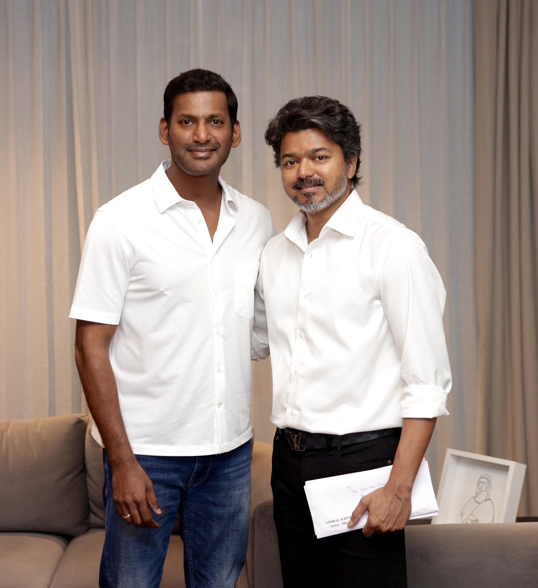 விஜய்யை சந்தித்த விஷாலின் வித்தியாசமான சிந்தனை..; மற்ற நட்சத்திரங்கள் செய்வார்களா.?