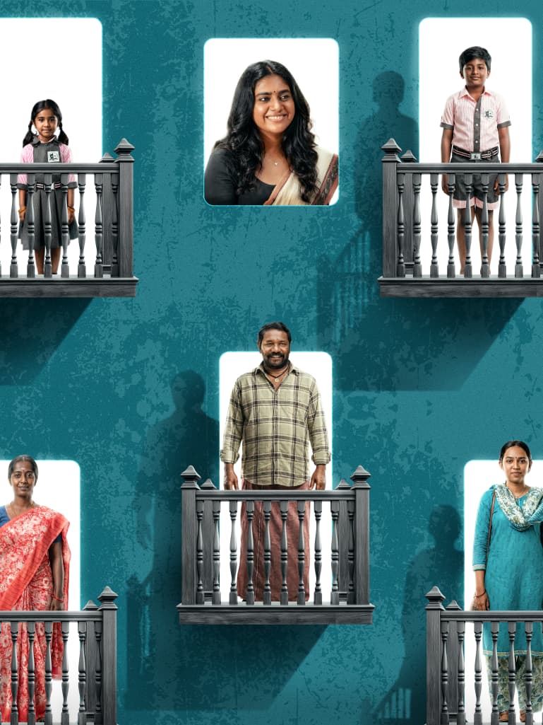 கருணாஸ் – நிமிஷா இணையும் ‘என்ன விலை’..; பர்ஸ்ட் லுக்கை வெளியிட்ட கிராமத்து மக்கள் 