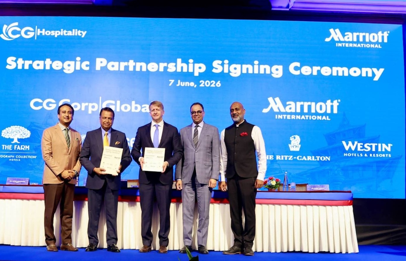 Marriott and CG Hospitality Global Sign Multi-Unit Agreement to Open 3 Properties