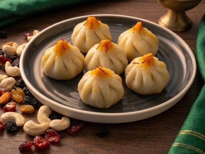 Saffron Dryfruit Modak – By Chef Deepak