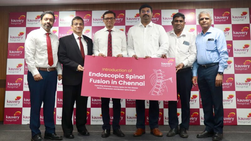 Spine care programme with Successful introduction of Endoscopic Fusion Surgery at Kauvery 
