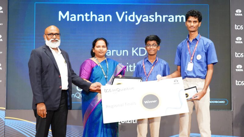 Manthan Vidyashram Wins the Chennai Edition of TCS InQuizitive 2026