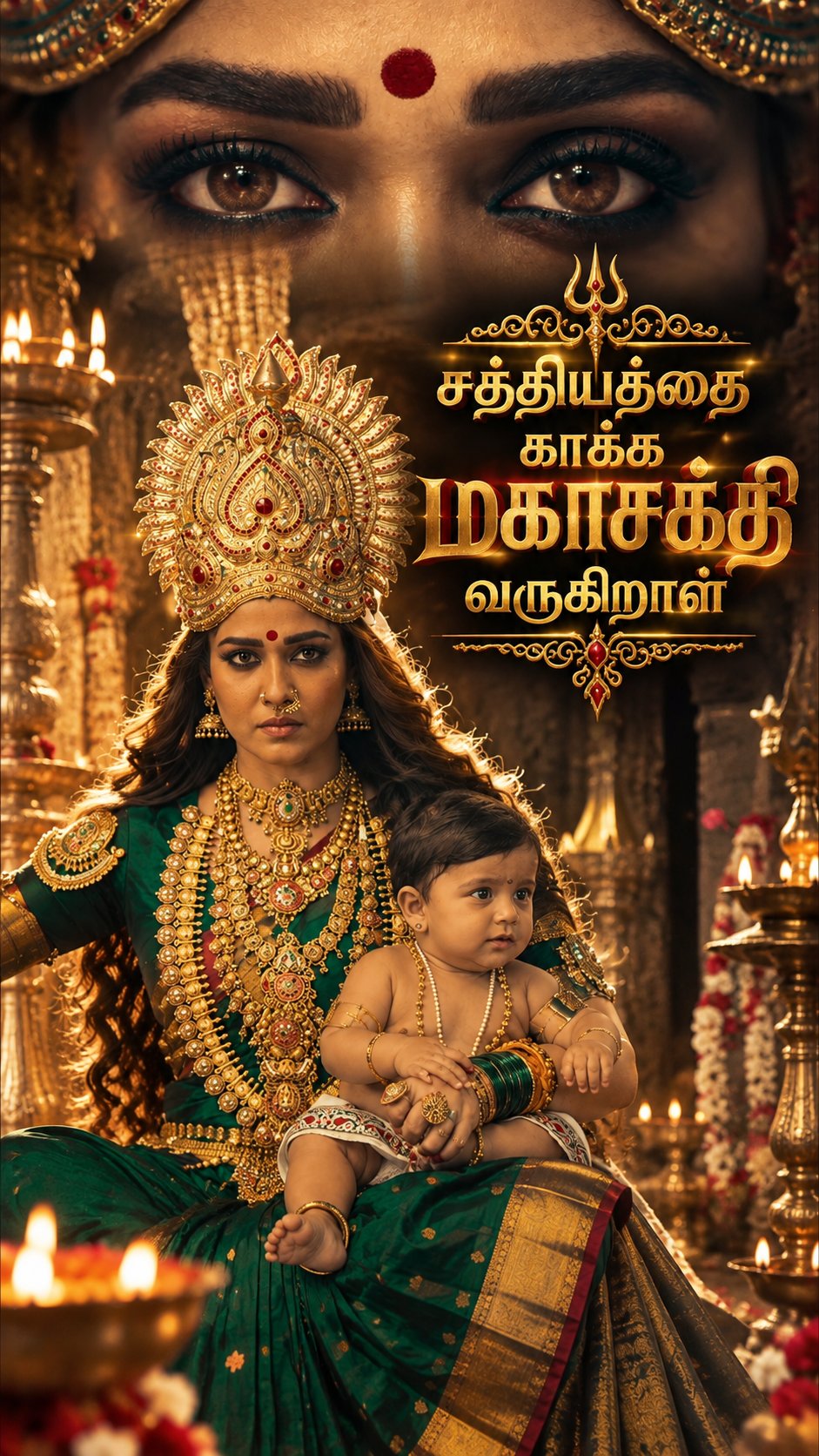 சுந்தர் சி – நயன்தாரா கூட்டணியில்  ‘மூக்குத்தி அம்மன் 2 : மஹாசக்தி’ பட டீசர் வெளியீடு