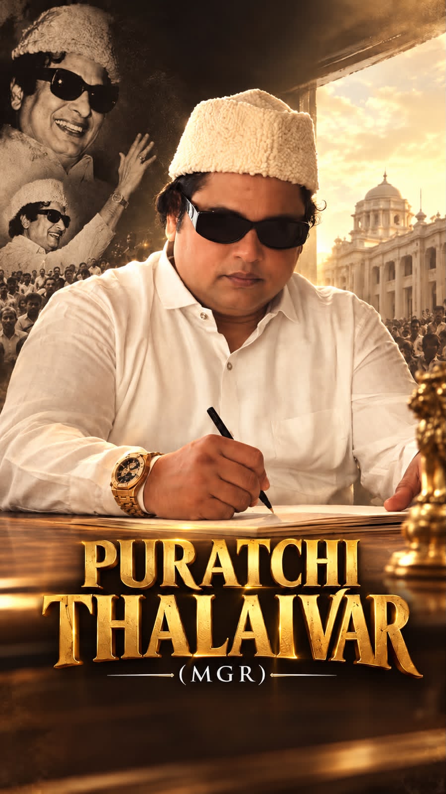 நேற்று முத்துராமலிங்கத் தேவர்..;  இன்று புரட்சித் தலைவராக மாறும் பஷீர் 